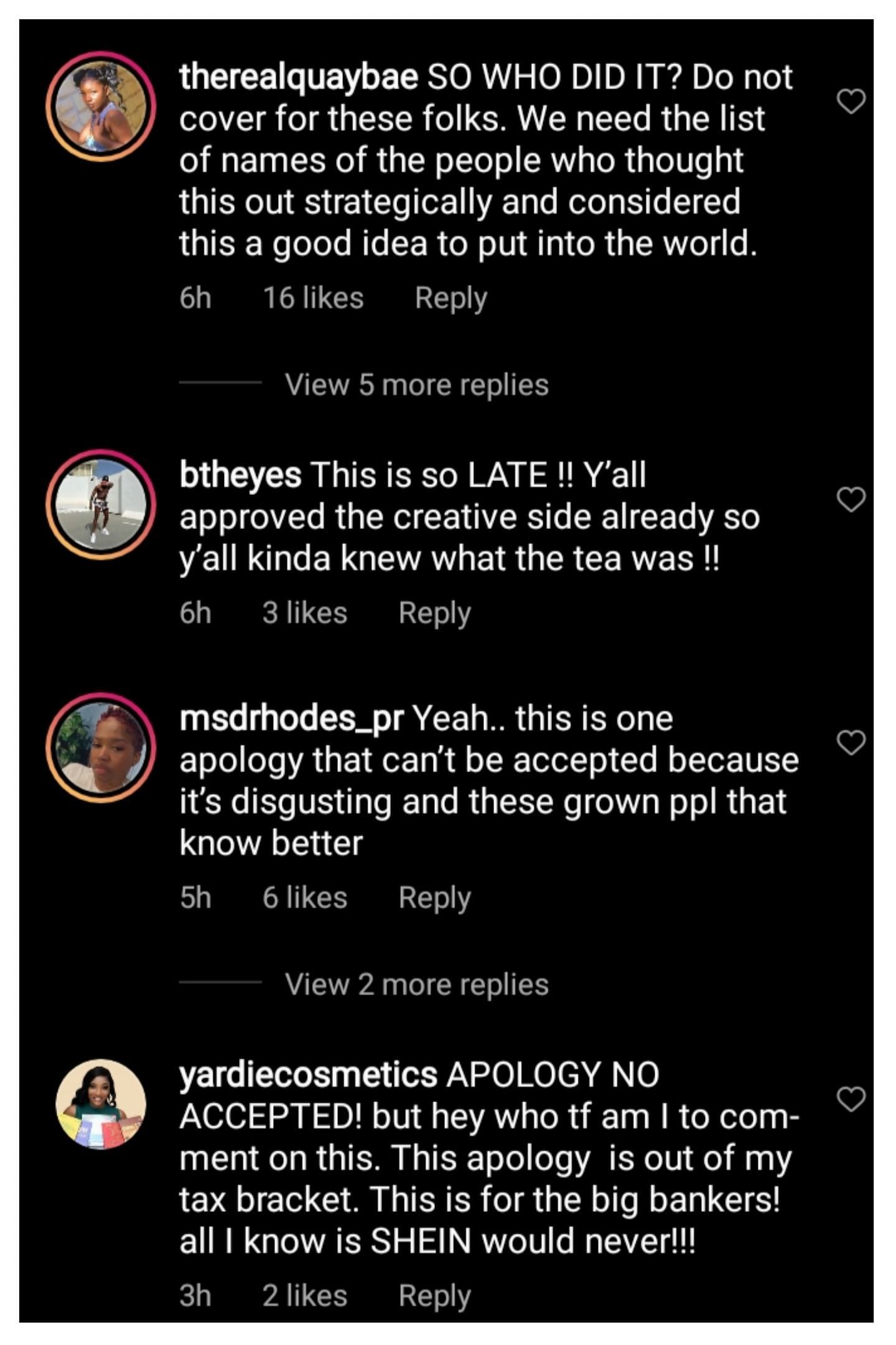 Instagram comments (3/3) (Image via Instagram)