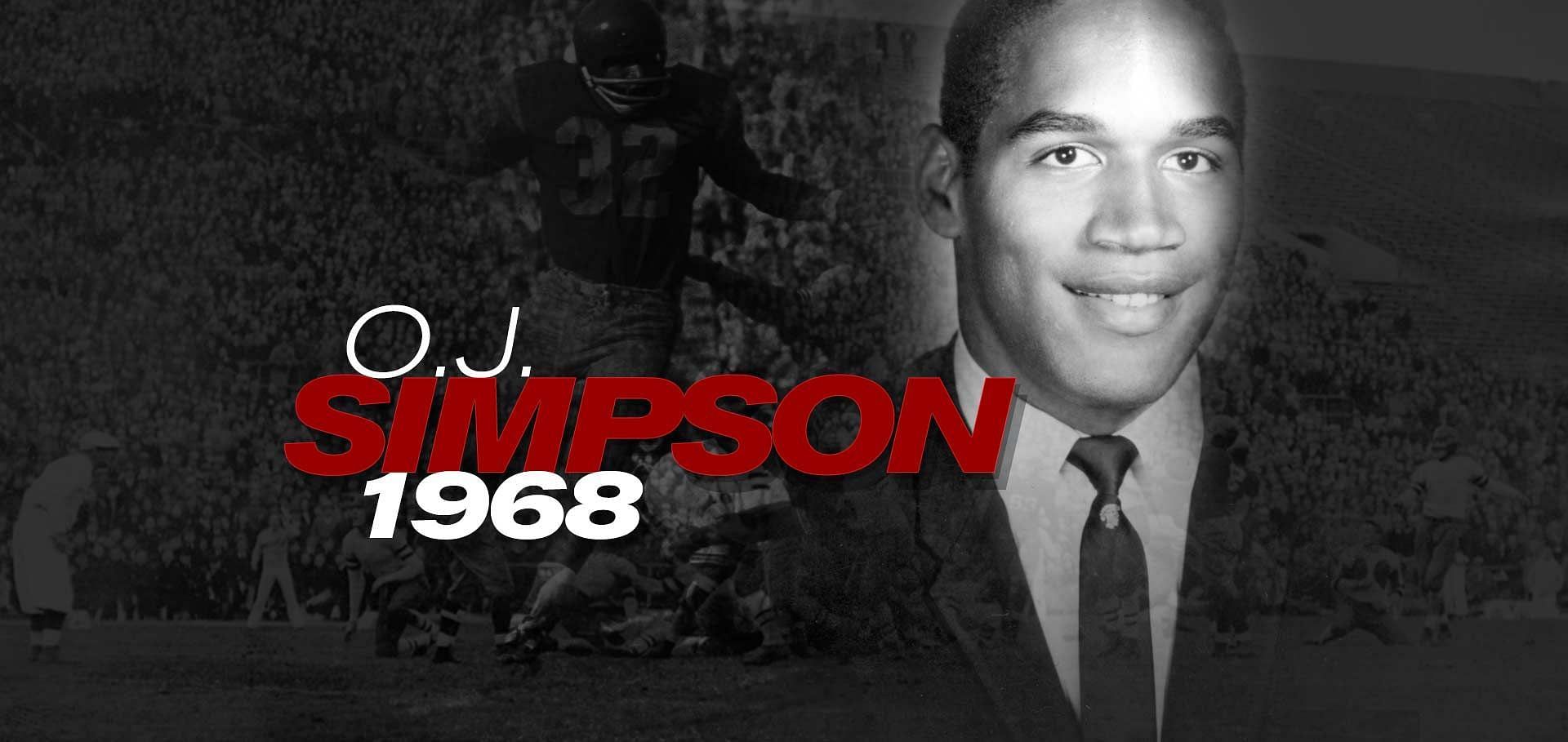O.J. Simpson won the trophy in 1968