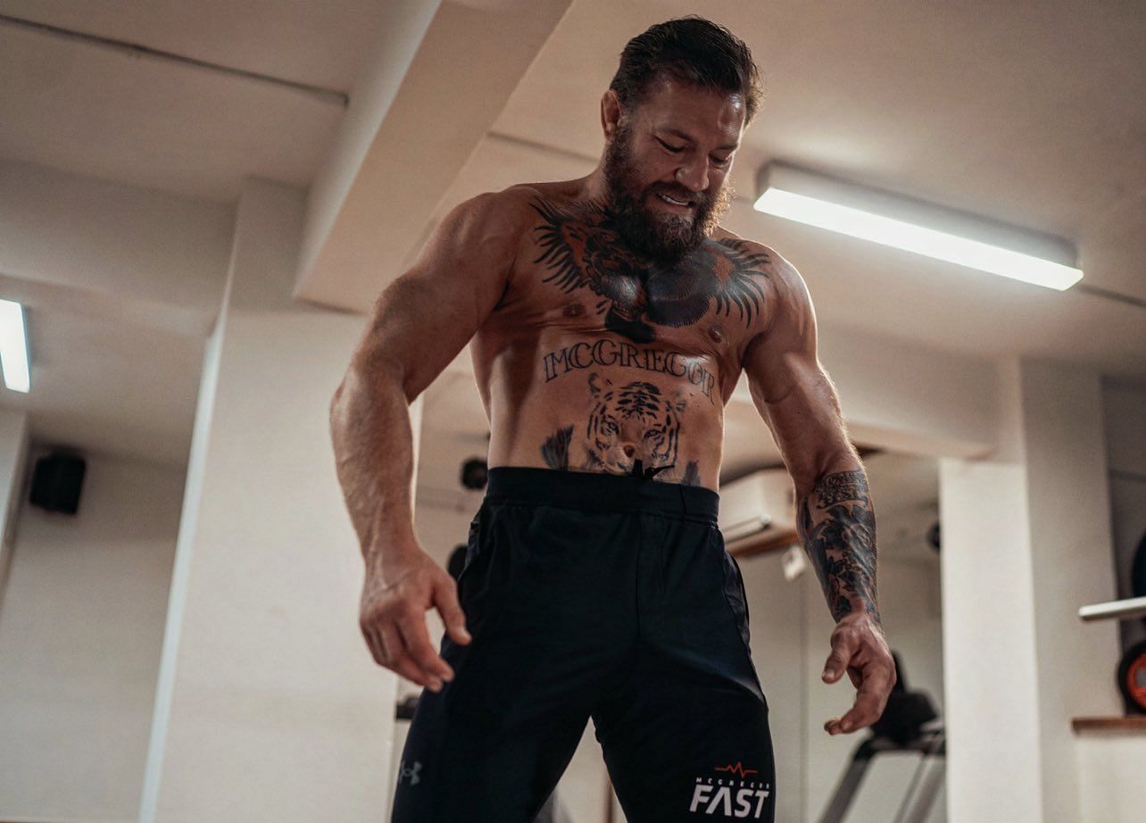 Conor McGregor has packed on muscle in recent months (image credit: http://www.twitter.com/@thenotoriousmma