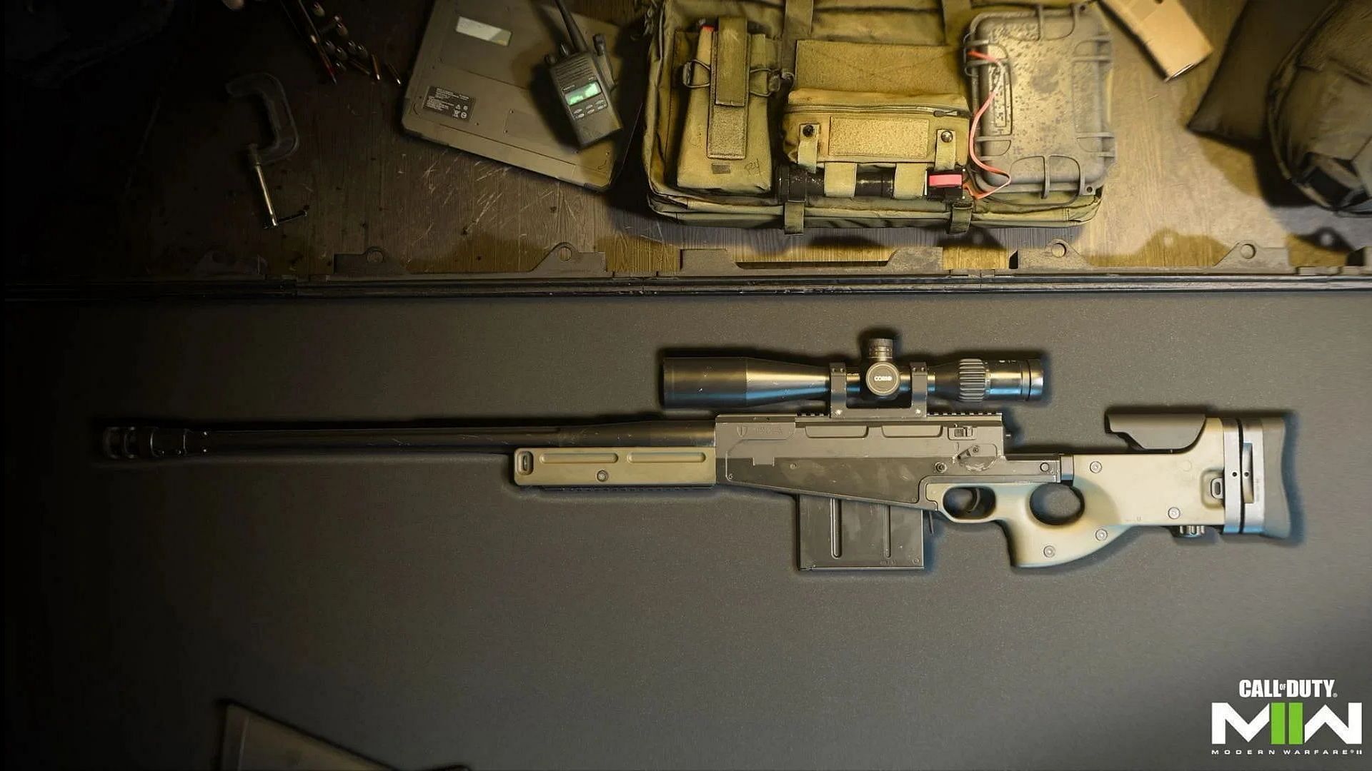 The Victus XMR sniper rifle in MW2 and Warzone 2.0 DMZ (Image via Activision)
