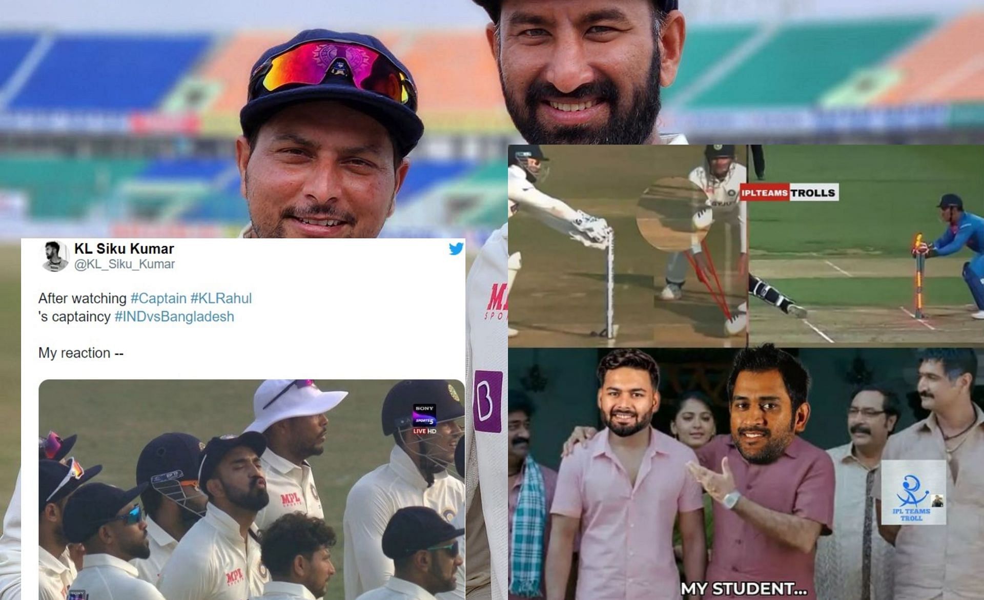 IND vs BAN 2022:: Top 10 funny memes after India's convincing 188-run victory over Bangladesh in the 1st Test IND vs BAN 2022:: Top 10 funny memes after India's convincing 188-run victory over Bangladesh in the 1st Test
