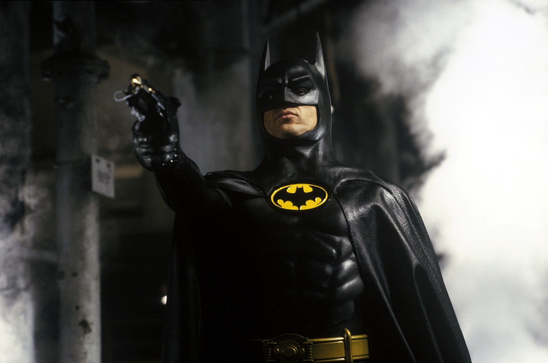 Michael Keaton as Batman (Image via IMDb)