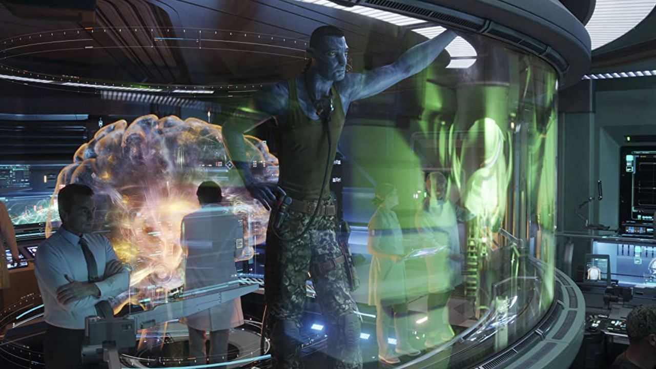 Colonel&#039;s Na&#039;vi Recombinant in The Way of Water (Image via 20th Century Studios)