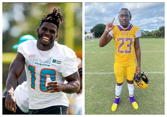 Tyreek Hill had a hilarious response to viral 12-year-old Texas football star who seems to look nowhere near age