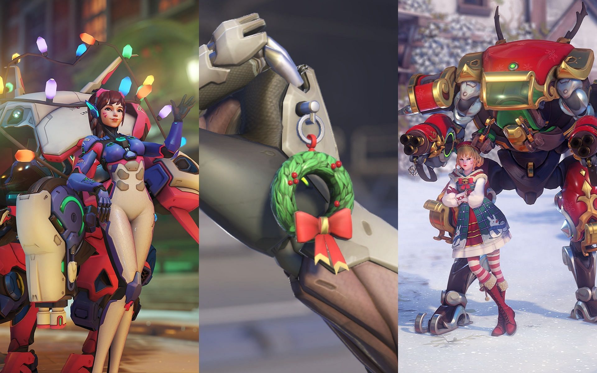 Overwatch 2 Twitch Drops and Log in rewards for Winter Wonderland revealed (Images via Blizzard Entertainment)