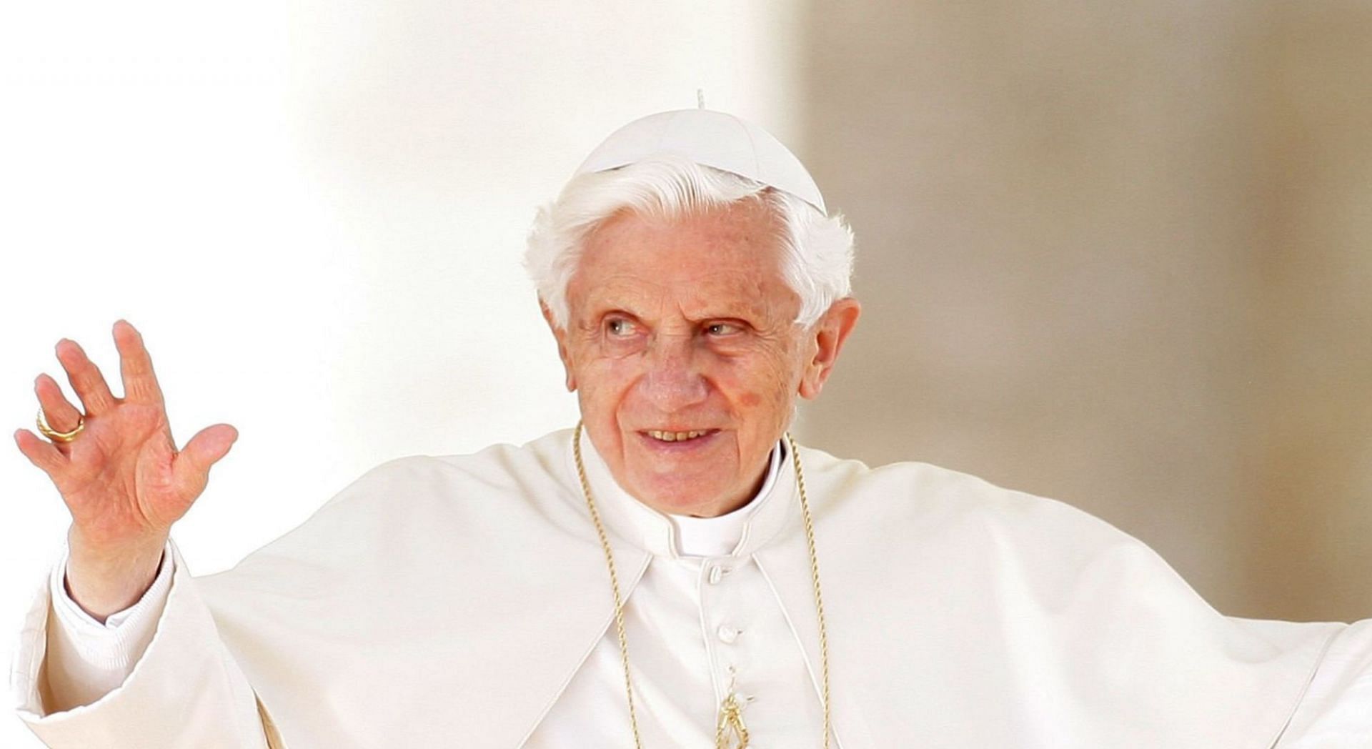 Pope Benedict left the Catholic community after stepping down from his role in 2013 (Image via Getty Images)
