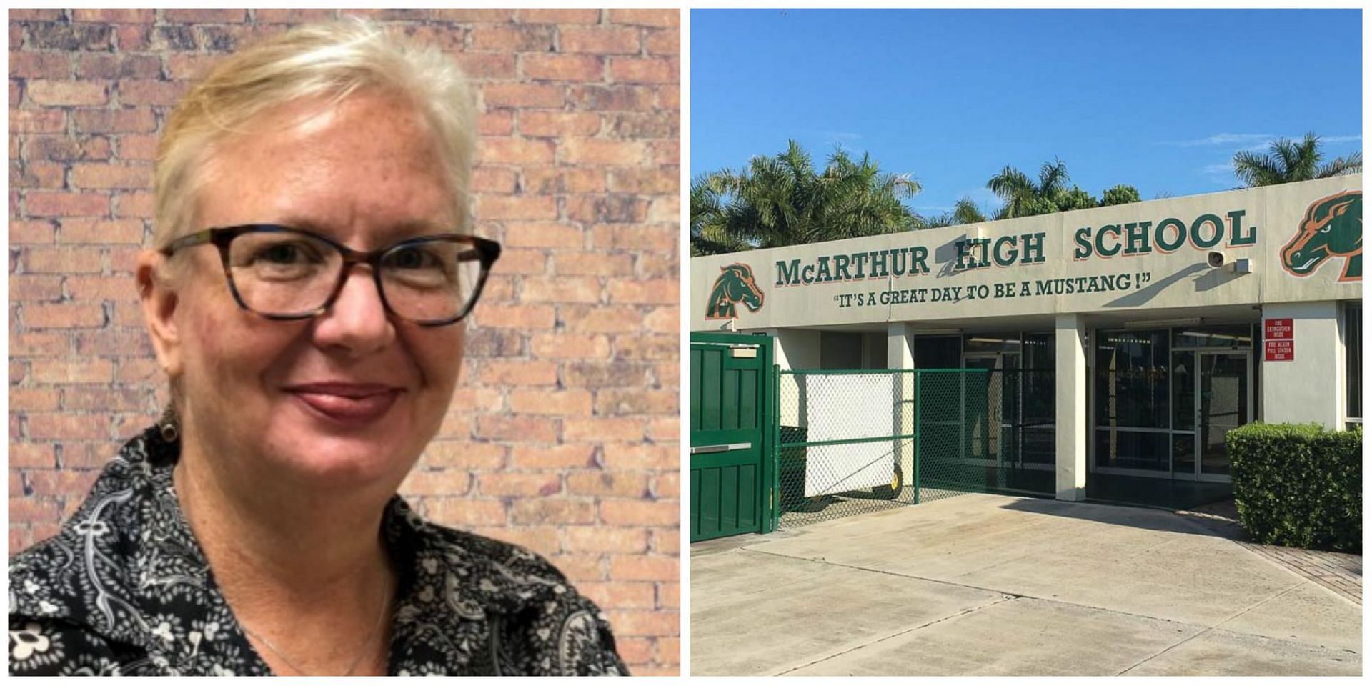 Joanna Herring, a language arts teacher at the McArthur High in Florida has been terminated from her role after receiving a number of complaints from parents and fellow teachers. (Image via Facebook)