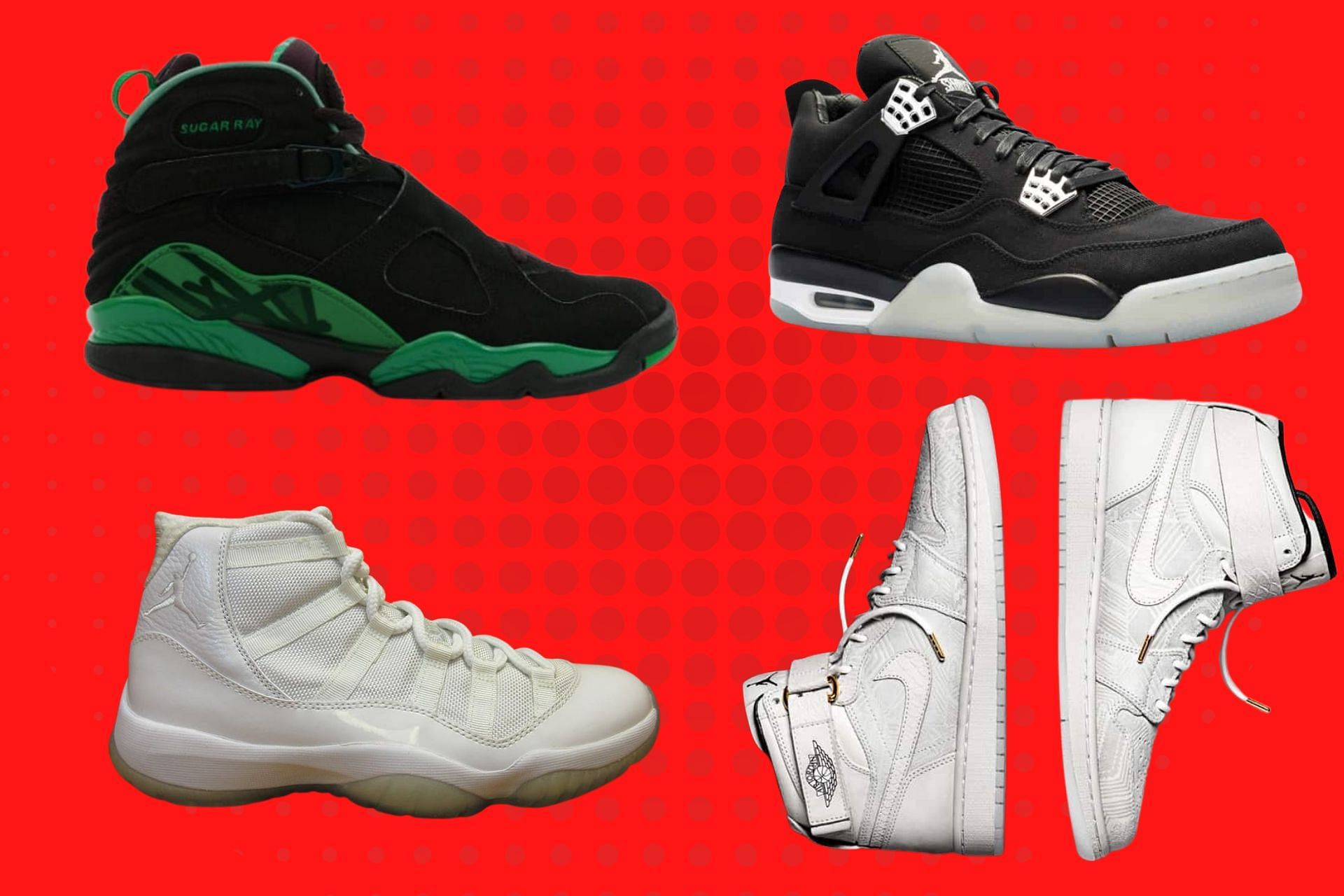 5 rarest Air Jordans of all time (Image via Sportskeeda) 