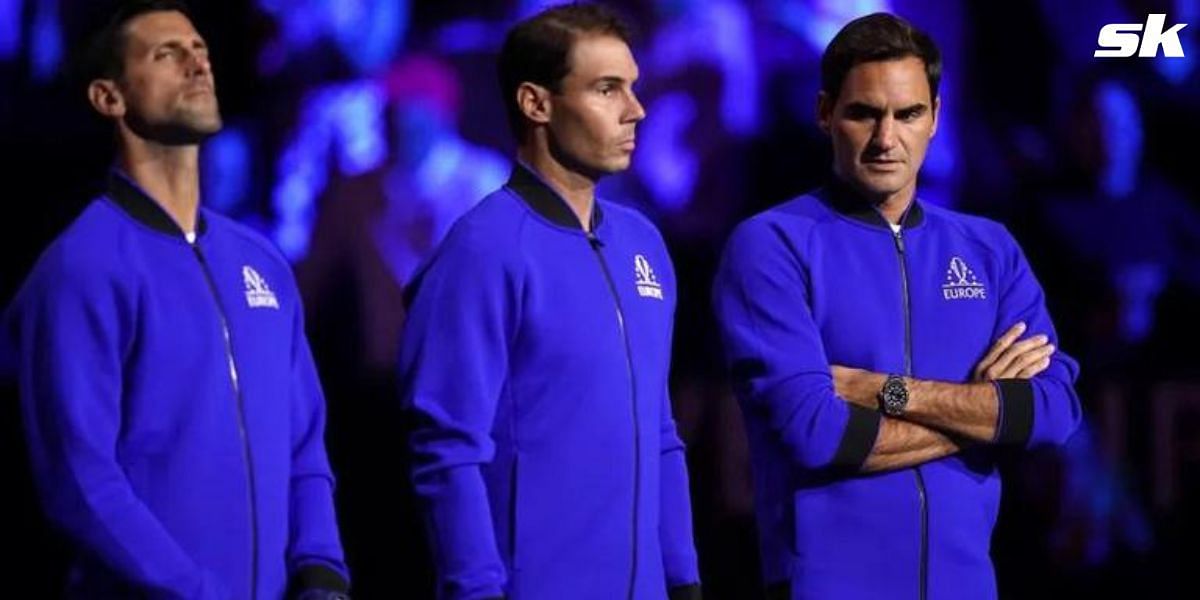 Djokovic, Federer and Nadal at the Laver Cup