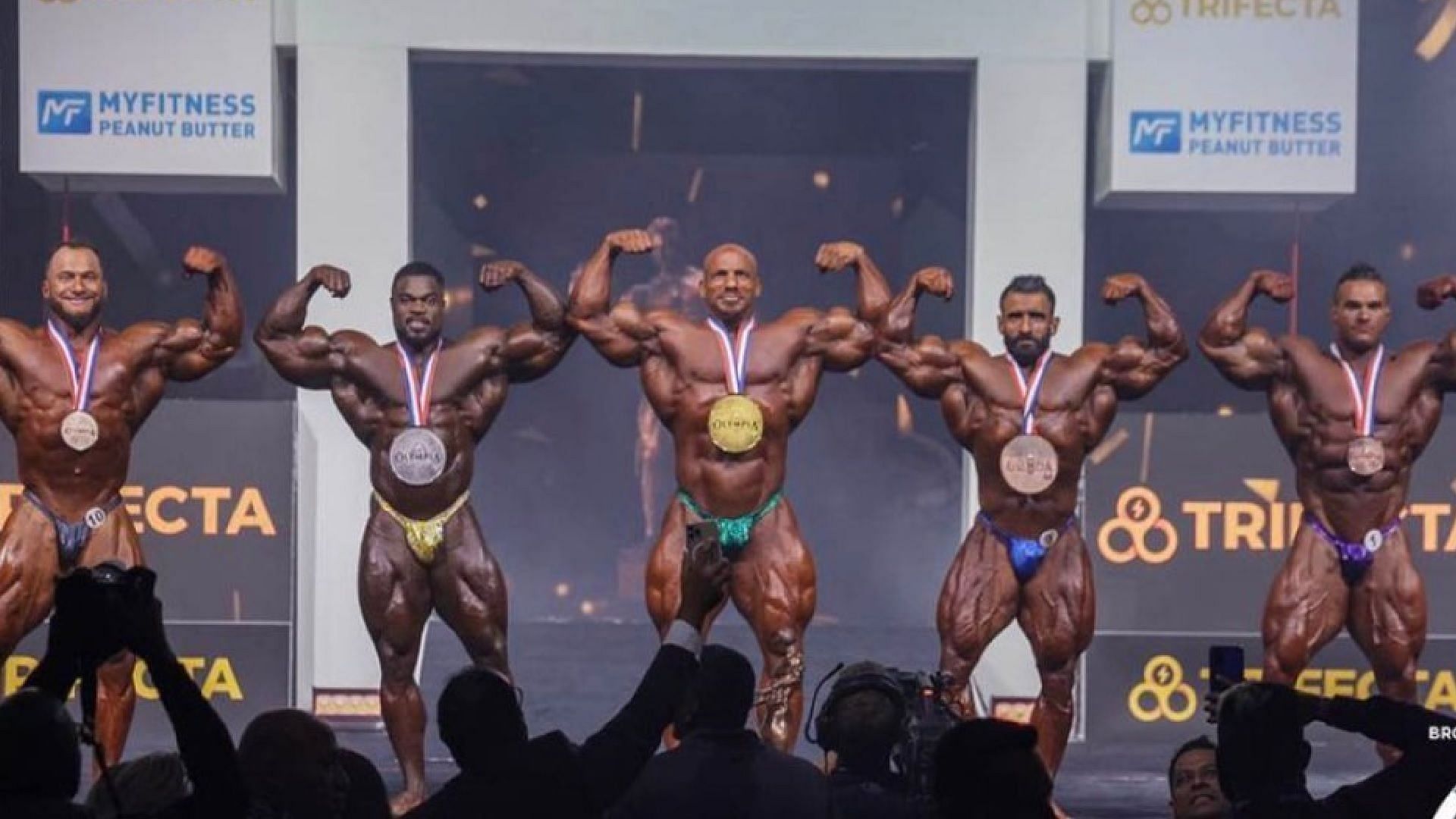 Mr. Olympia 2021 final five competitors