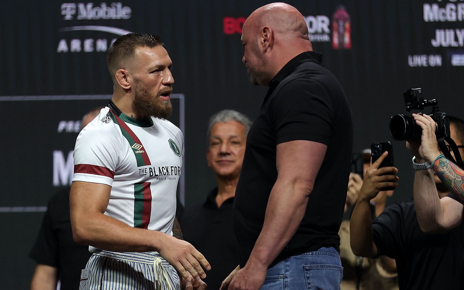 Conor McGregor and Dana White [Image Courtesy: Getty Images]