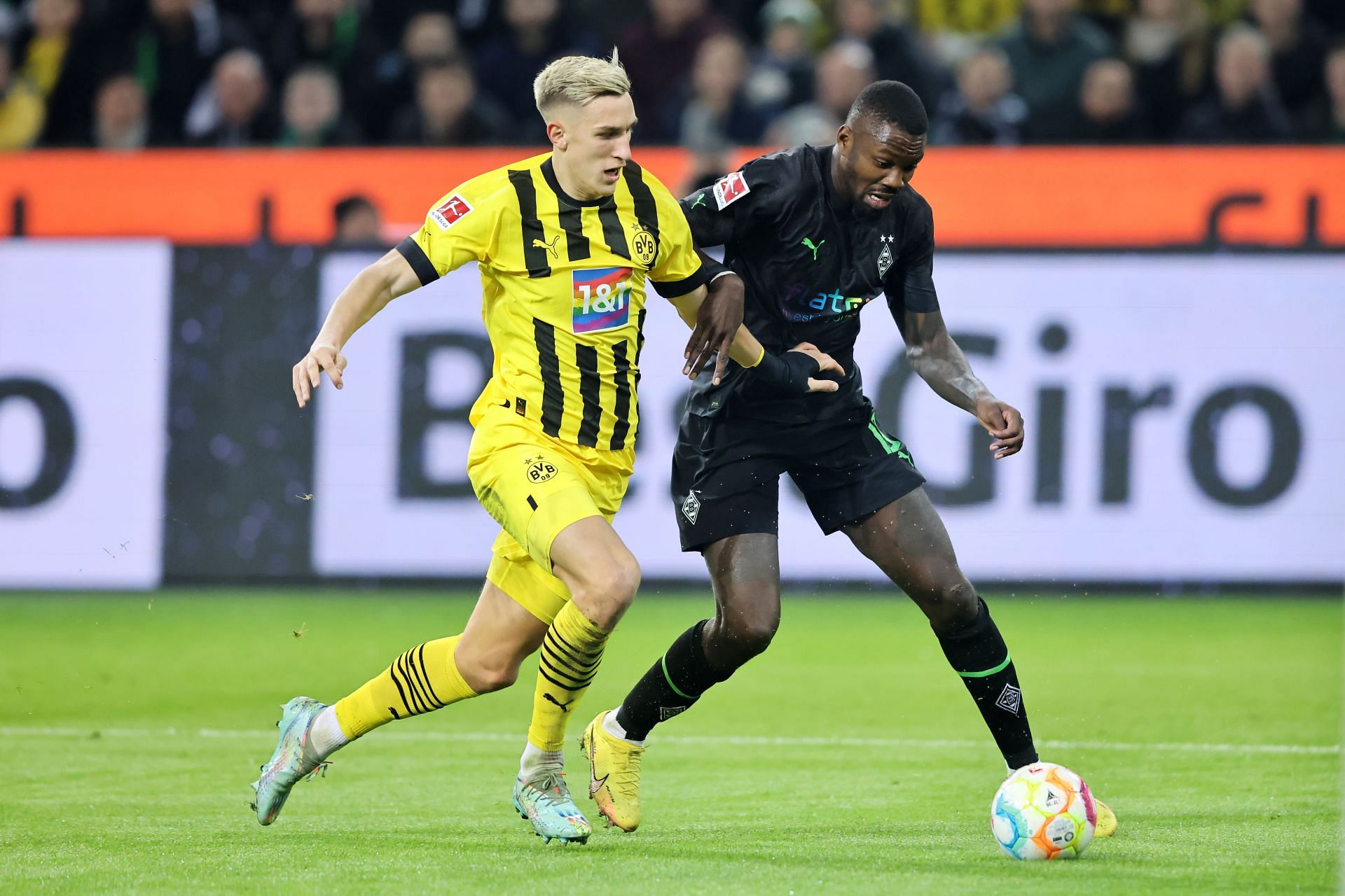 Marcus Thuram (right) has enjoyed a stellar season.