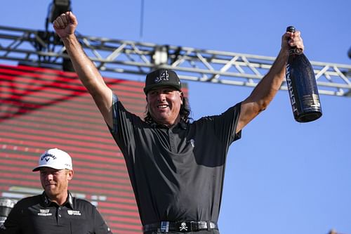 Pat Perez celebrates after winning