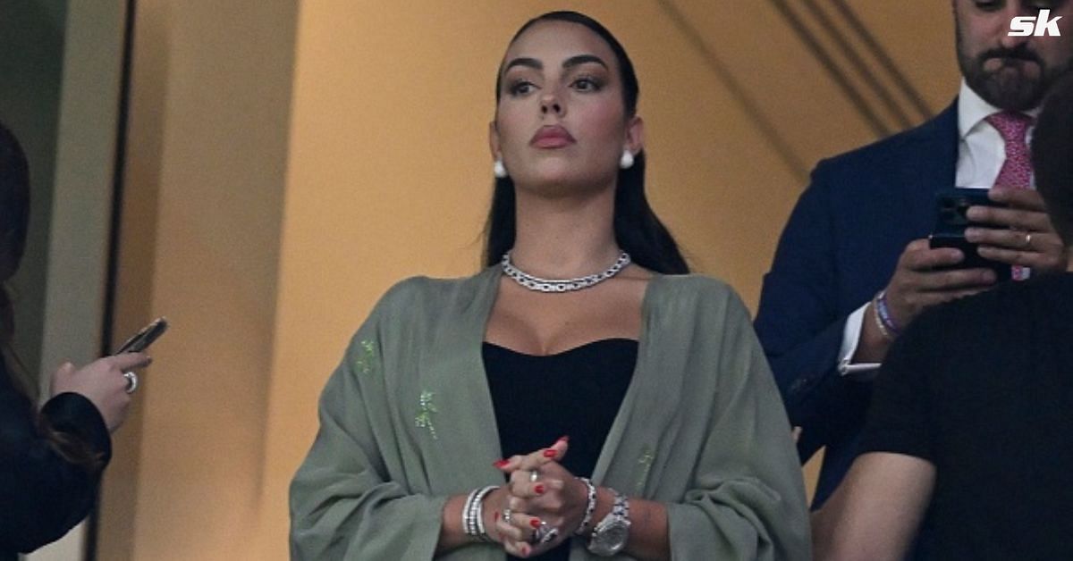 Georgina Rodriguez spotted watching on from stands as Cristiano Ronaldo ...