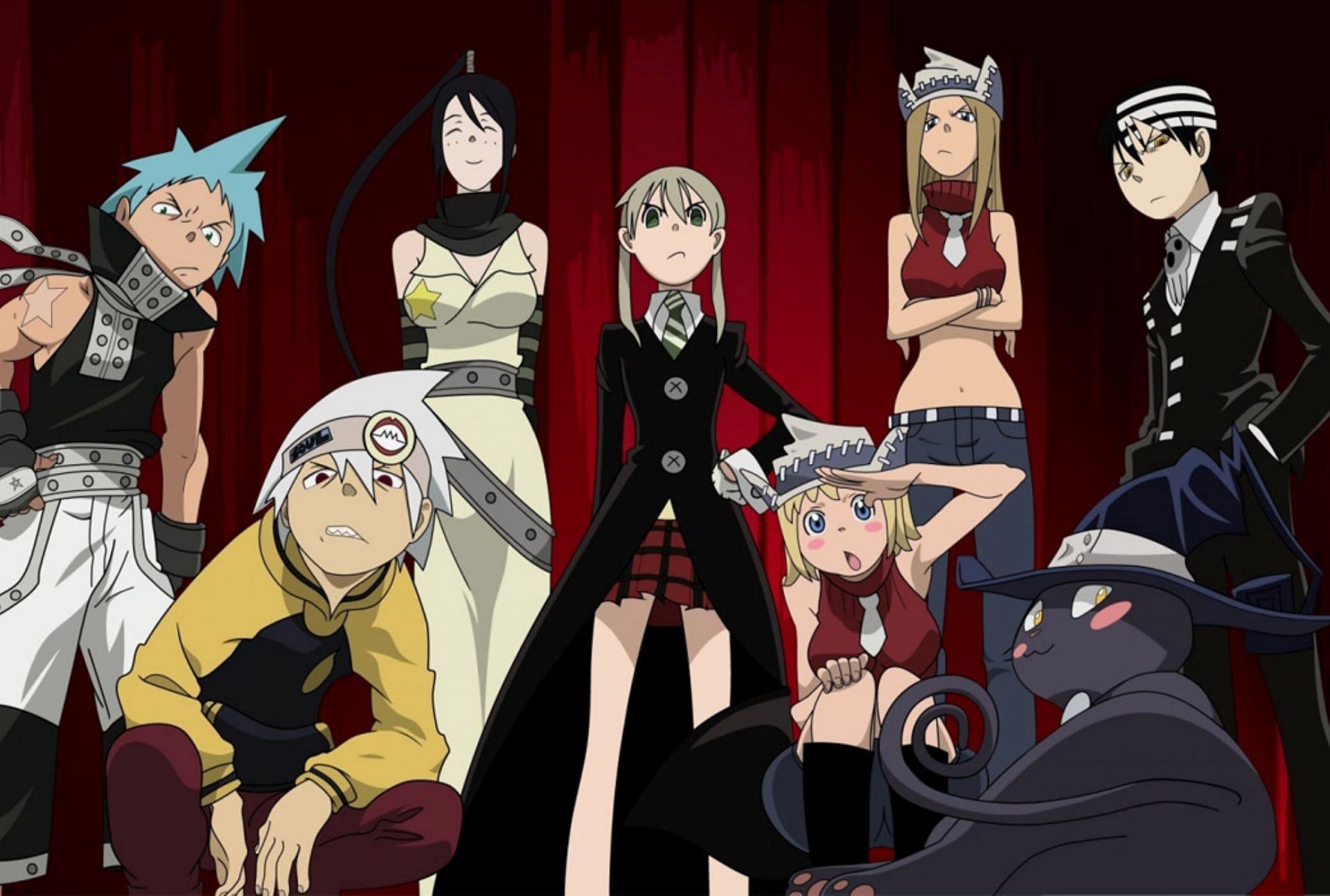 Soul Eater&#039;s main cast (Image via Studio Bones)