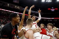 Tanner Holden describes the moment he hits the buzzer beater against Rutgers: “I shot it and couldn’t really see…Then 15 guys are rushing me”
