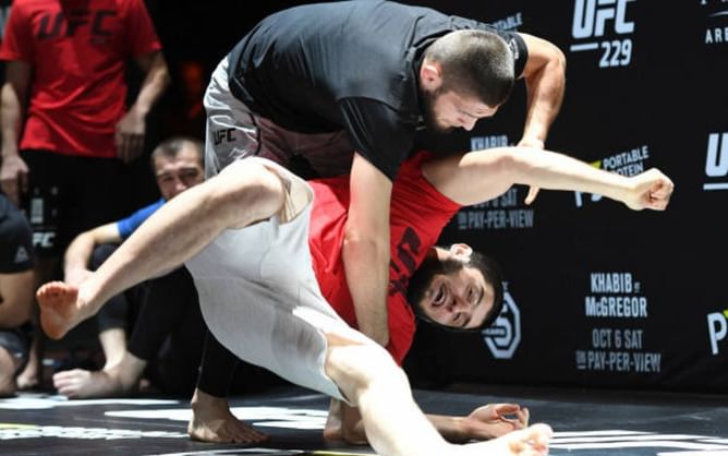 UFC middleweight says he is "blessed" to train with Khabib Nurmagomedov since moving to Las Vegas