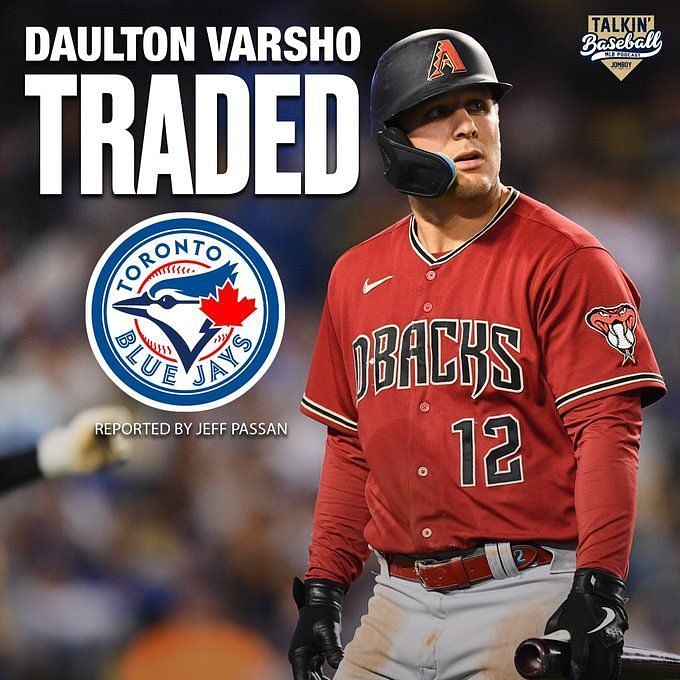 Toronto Blue Jays fans ecstatic as team acquires outfielder Daulton Varsho  from the Arizona Diamondbacks: What a move!!, BRB buying a jersey