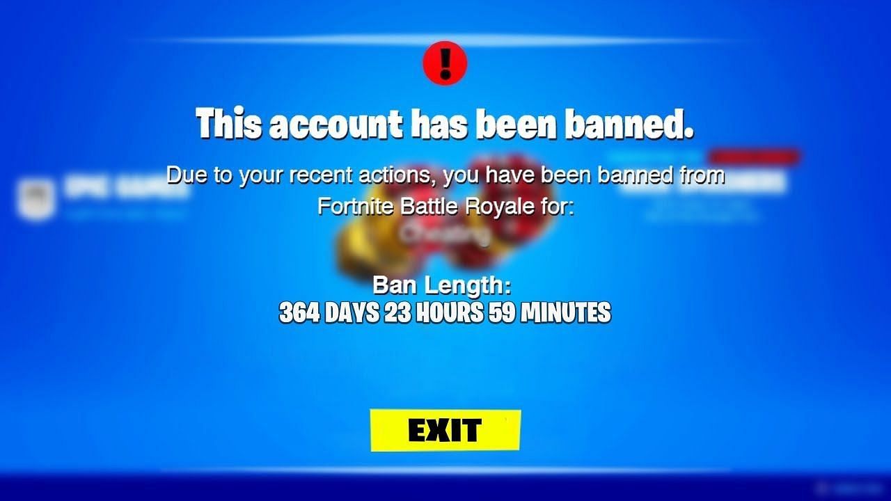 Bans for cheating are common (Image via TheCampingRusher on YouTube)