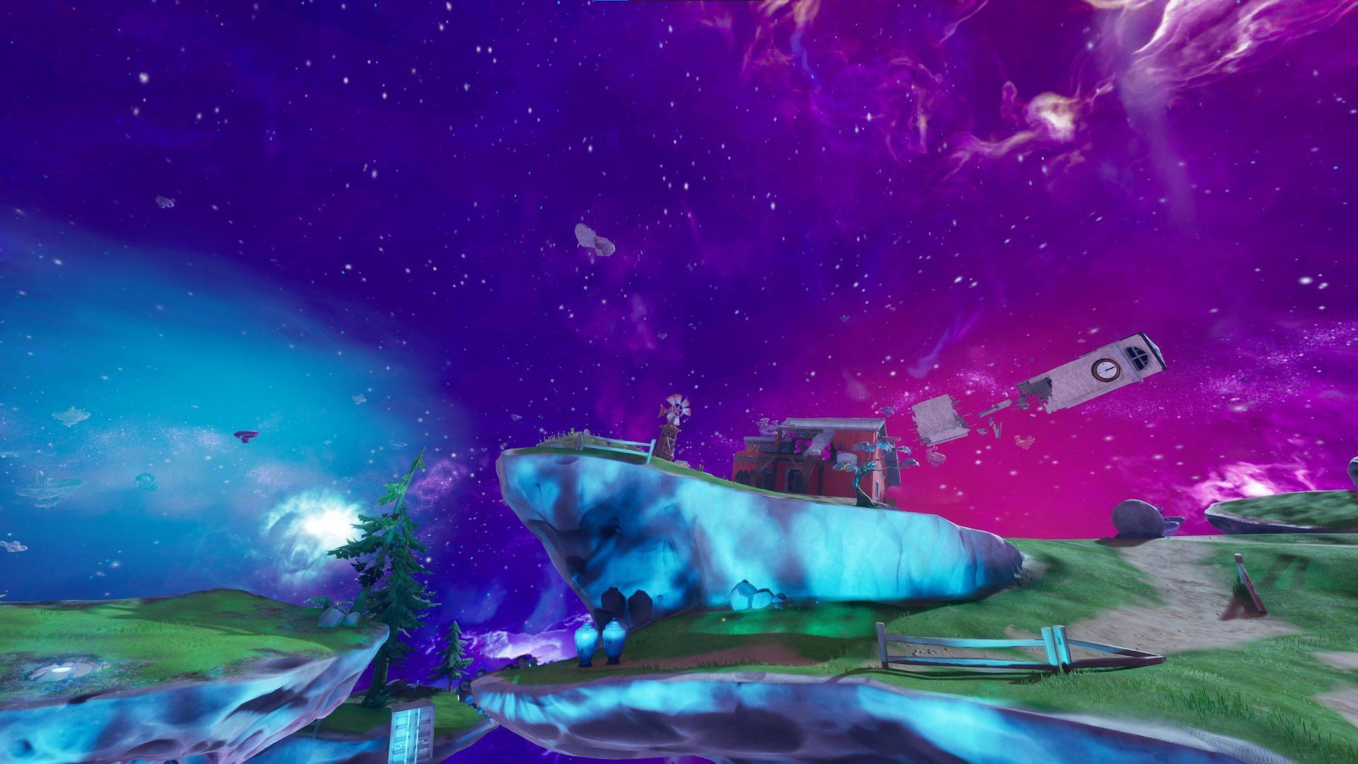 Fractured island images leaked ahead of Fortnite Chapter 4 (Image via Kraypex/Twitter)