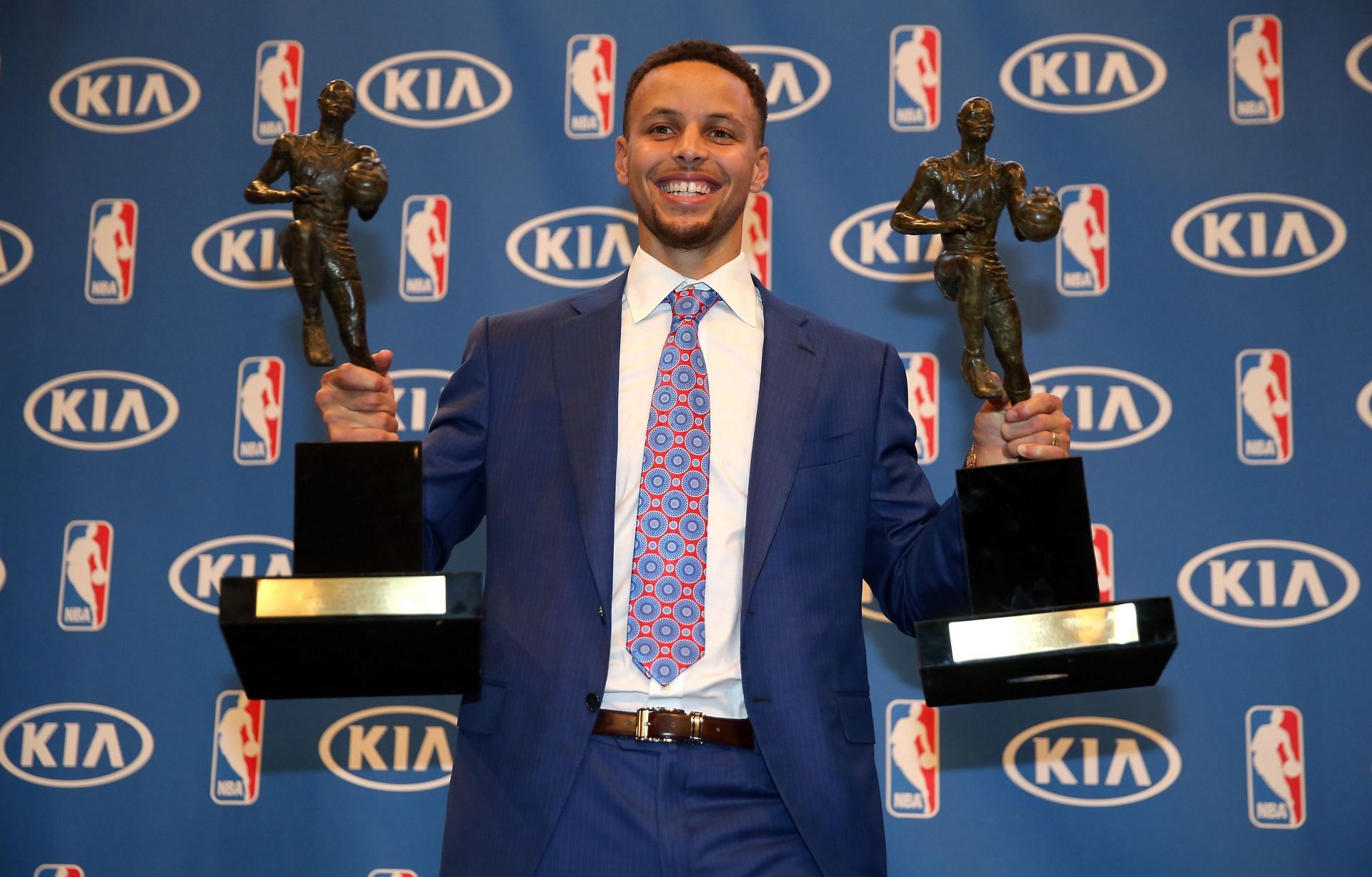 Stephen Curry at the NBA MVP Press Conference