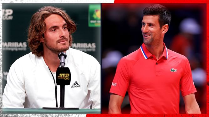 Stefanos Tsitsipas sings the praises of 'very advanced' Novak Djokovic