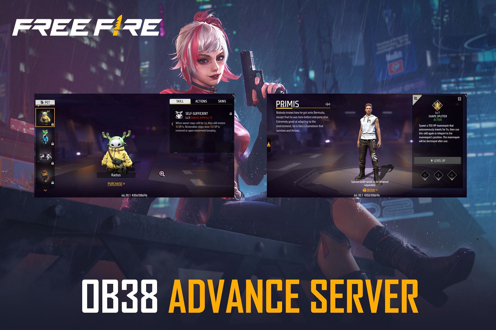 Como se registrar e baixar Free Fire OB38 Advance Server