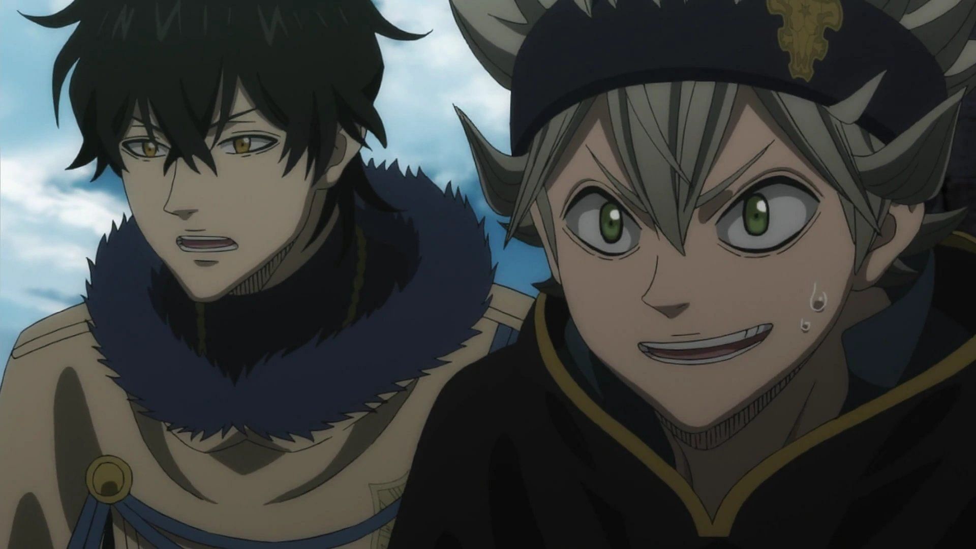 Yuno (left) and Asta (right) as seen in the Black Clover anime series (Image via Pierrot)