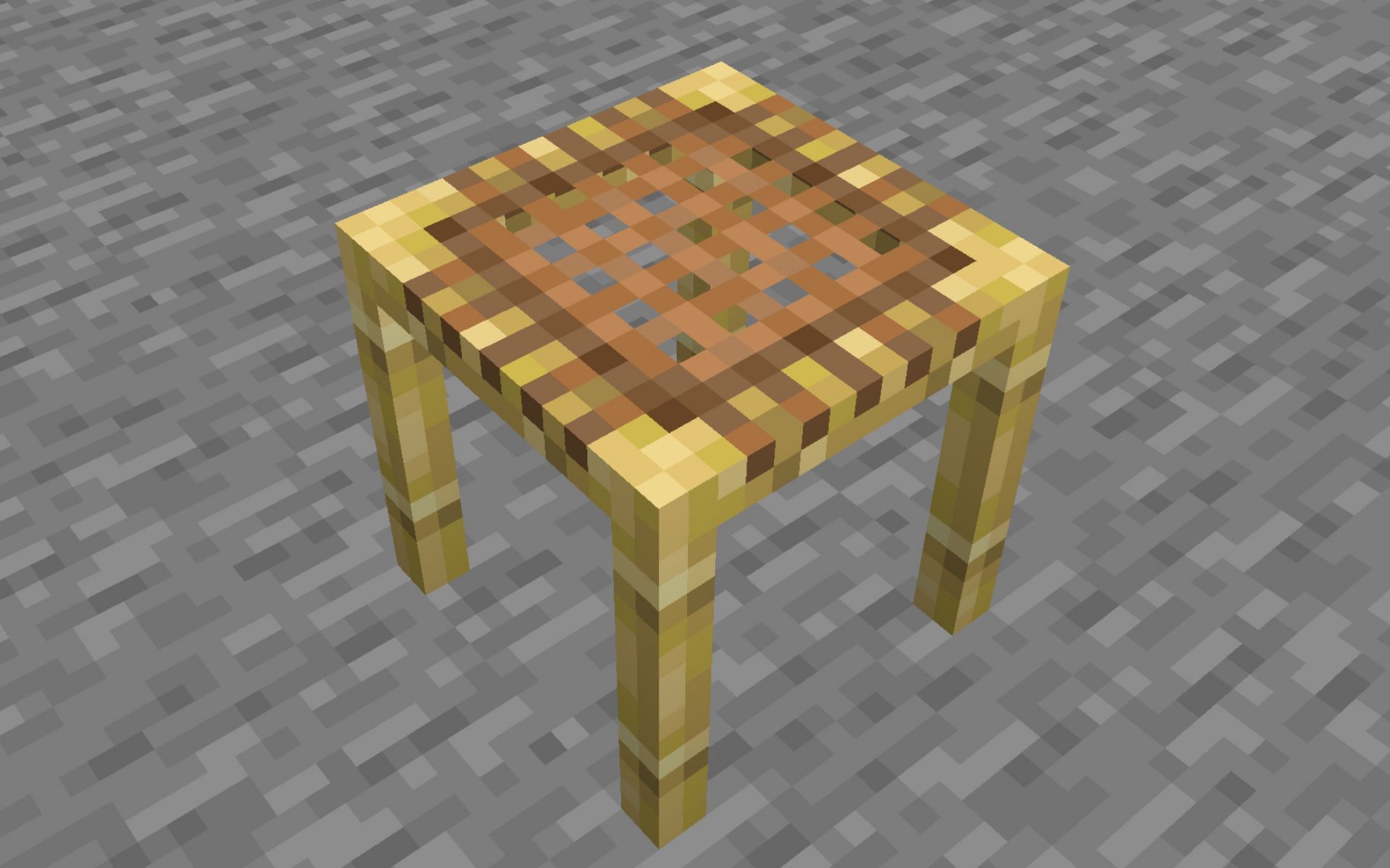 Scaffolding blocks slow players down when they&#039;re crouching in Minecraft (Image via Mojang)