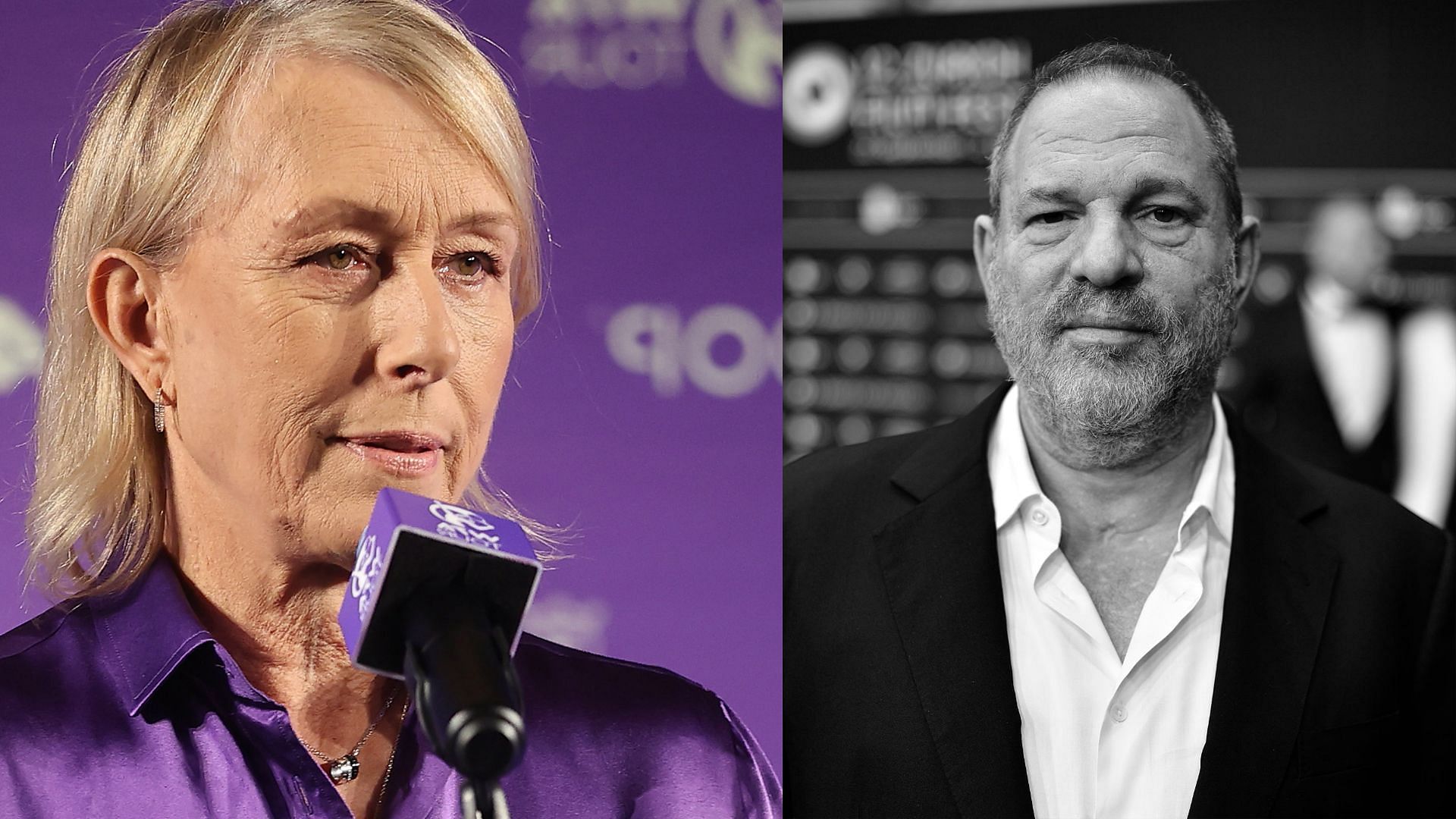 Martina Navratilova reacted to Harvey Weinstein