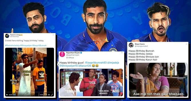 “Aae mai toh thak gayi bhaisaab” - Twitterati share funny memes as several cricketers celebrate their birthday