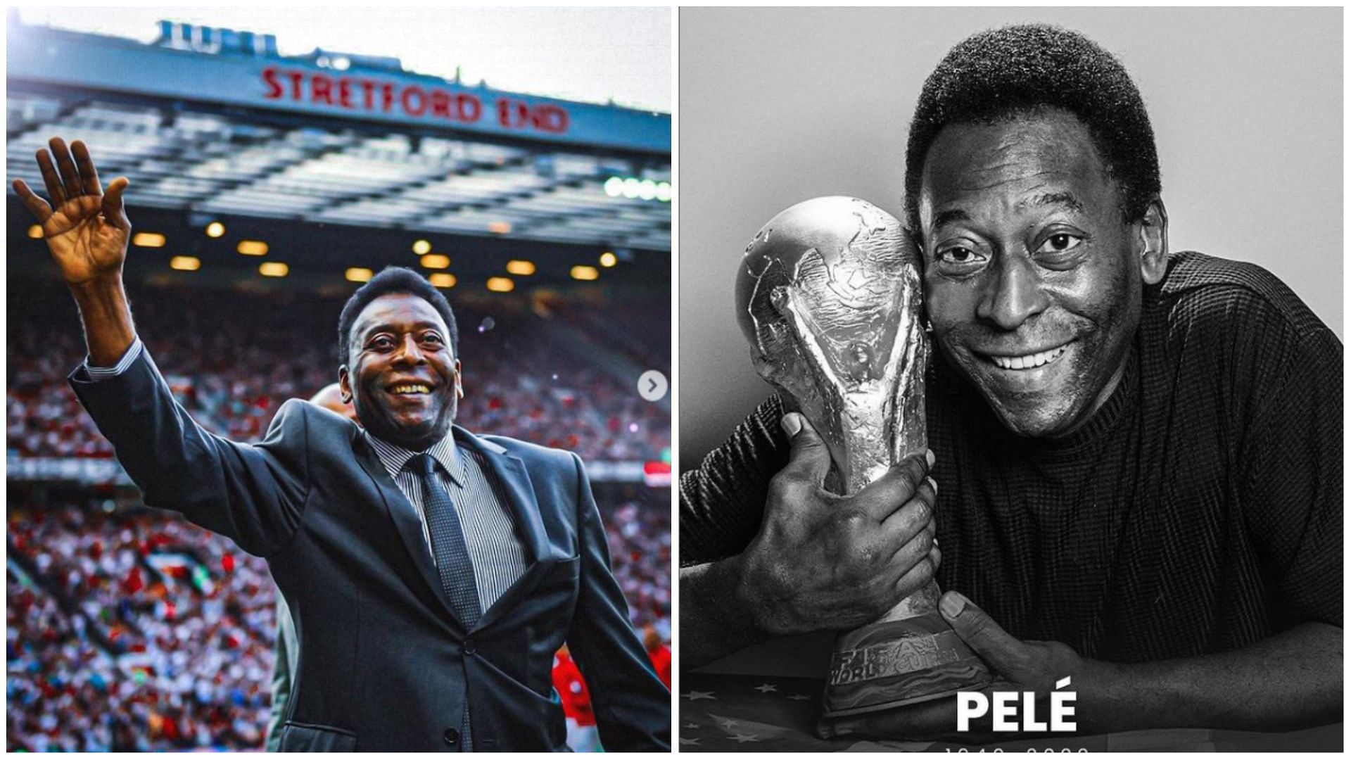 Football star Pele dies battling colon cancer.  (Image via Instagram)