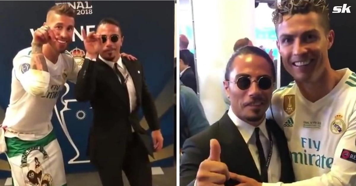 Cristiano Ronaldo and Lionel Messi have both been gatecrashed by Salt Bae