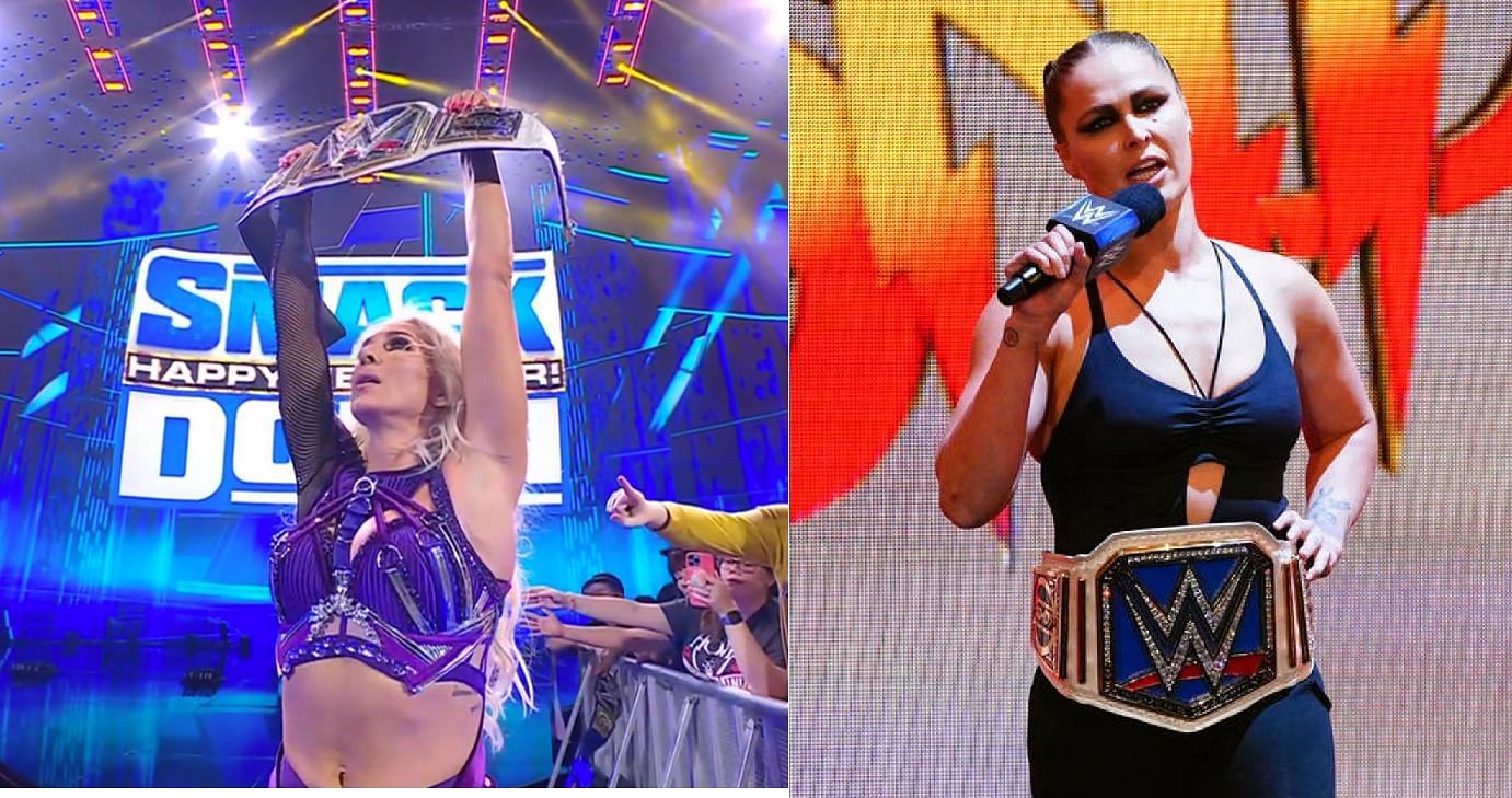 Ronda Rousey lost the title to Charlotte Flair