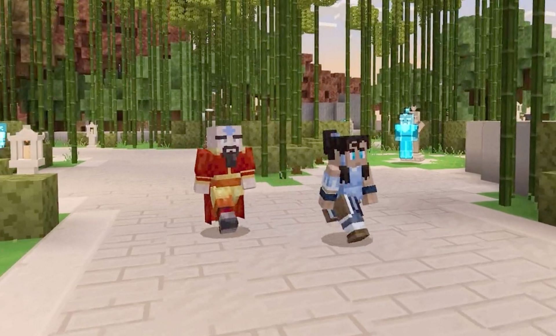 The new Avatar DLC (Image via Minecraft on Twitter)