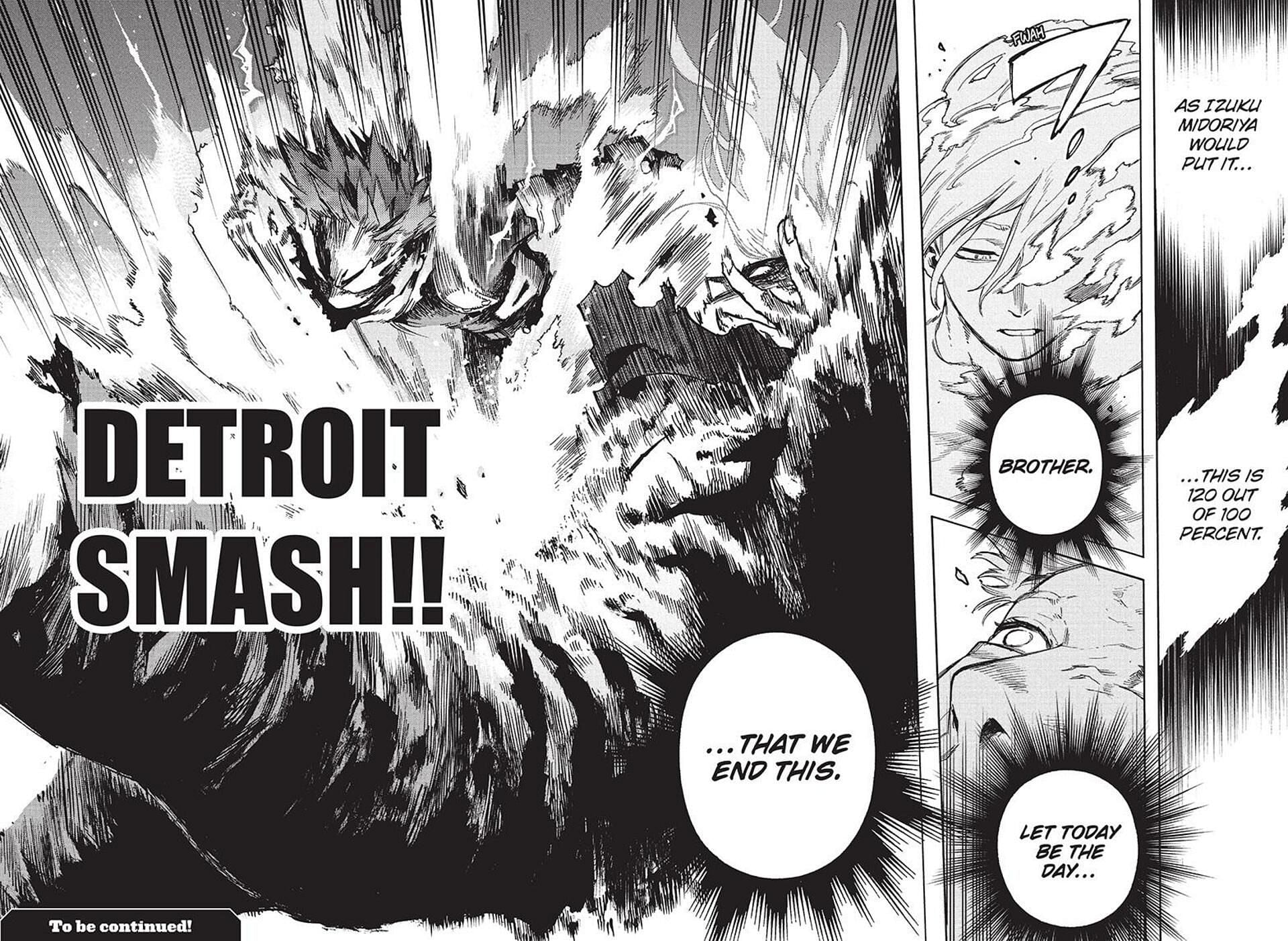 Deku&#039;s Gear Shift (Image via Kohei Horikoshi/Shueisha)