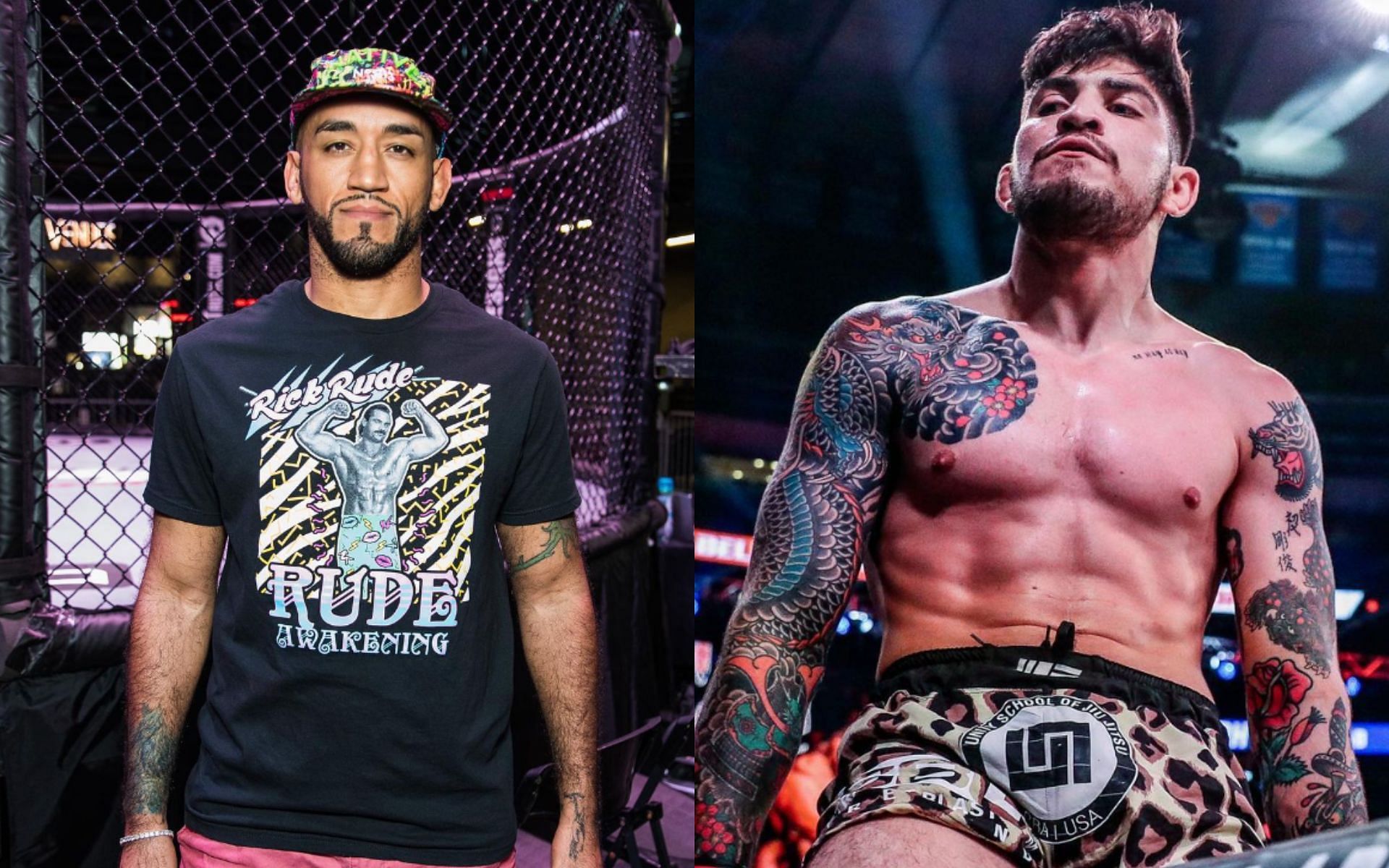 Mike Jackson (left), Dillon Danis (right) [Images courtesy of @shitsandgigglesbrand &amp; @dillondanis on Instagram]