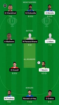 GG vs CS Dream11 Prediction Team, Match 12, Grand League
