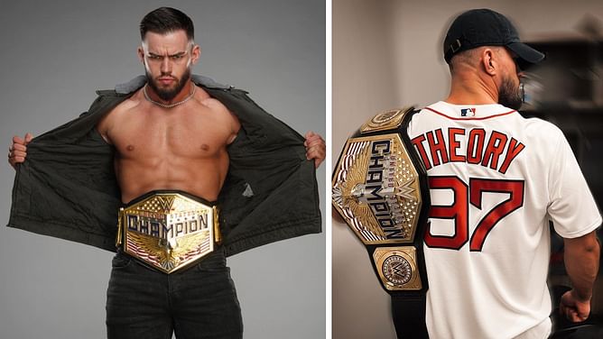 Austin Theory sends three-word message to WWE Universe while posing with the United States Title