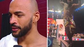 [WATCH] Ricochet almost slips on the barricade and falls; reacts on Twitter