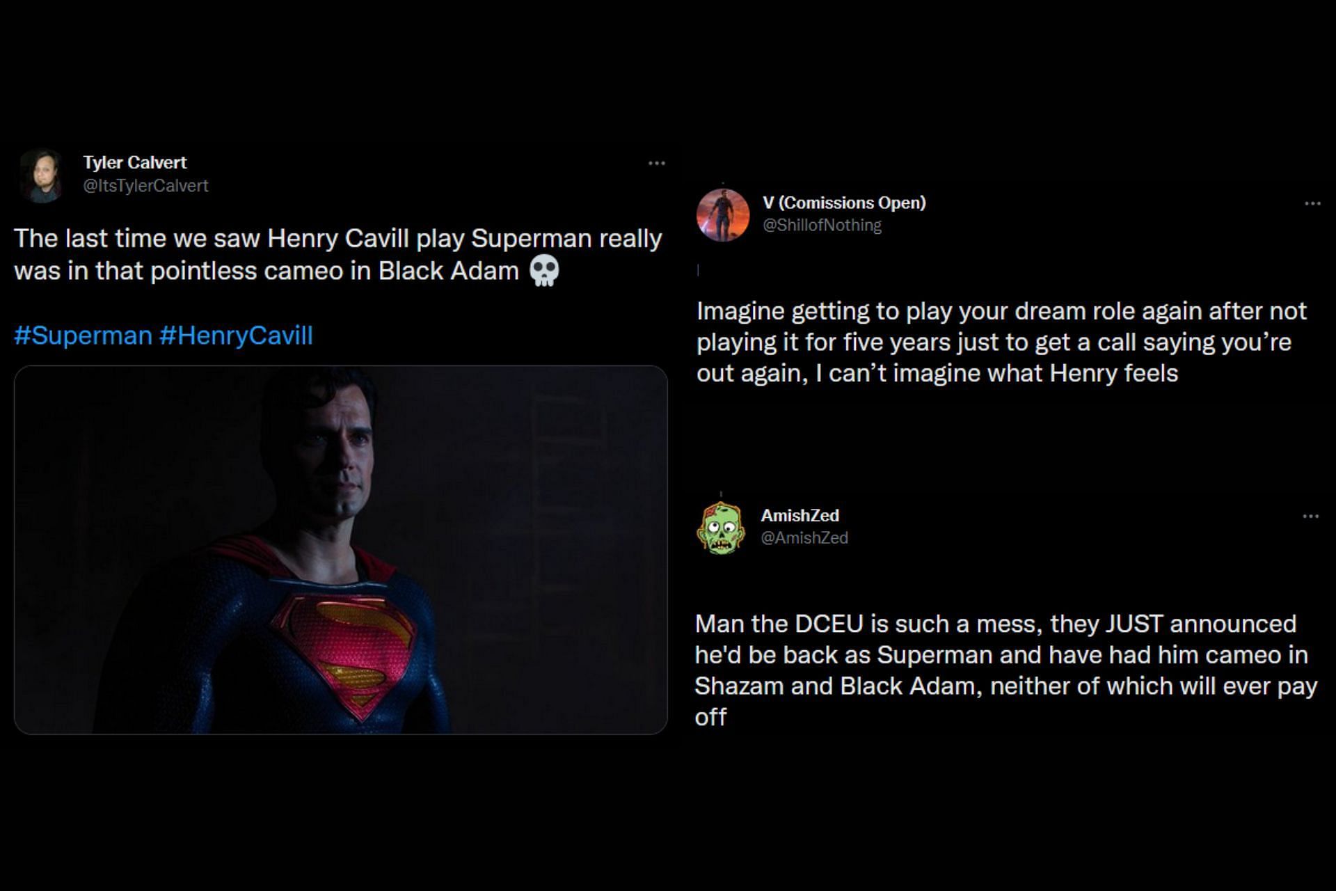 Henry Cavill is not Superman anymore, hurt fans go back to Black Adam cameo