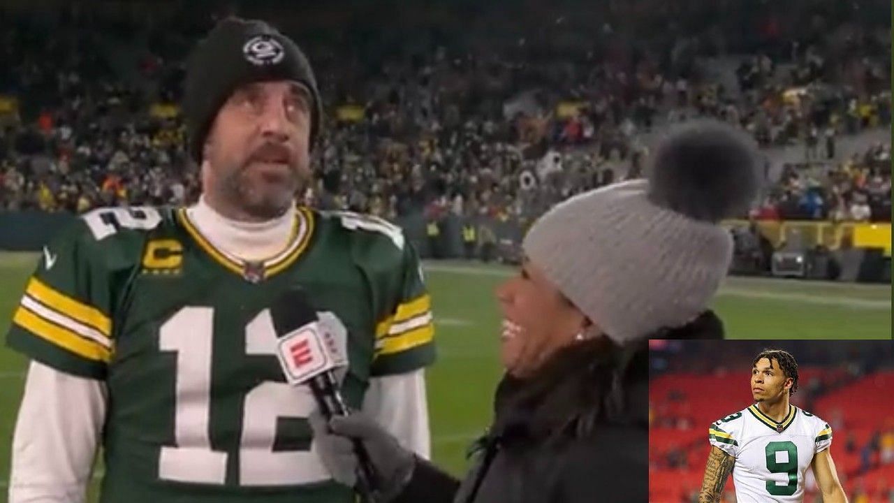 Aaron Rodgers on keeping playoff hopes alive following win over Rams: 'Got  two in the bag'