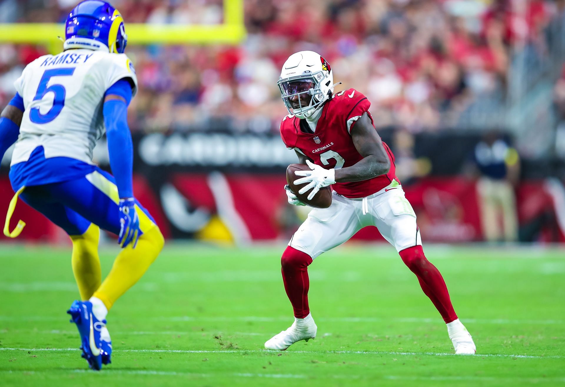 Arizona Cardinals' Hollywood Brown active vs. Tampa Bay Buccaneers