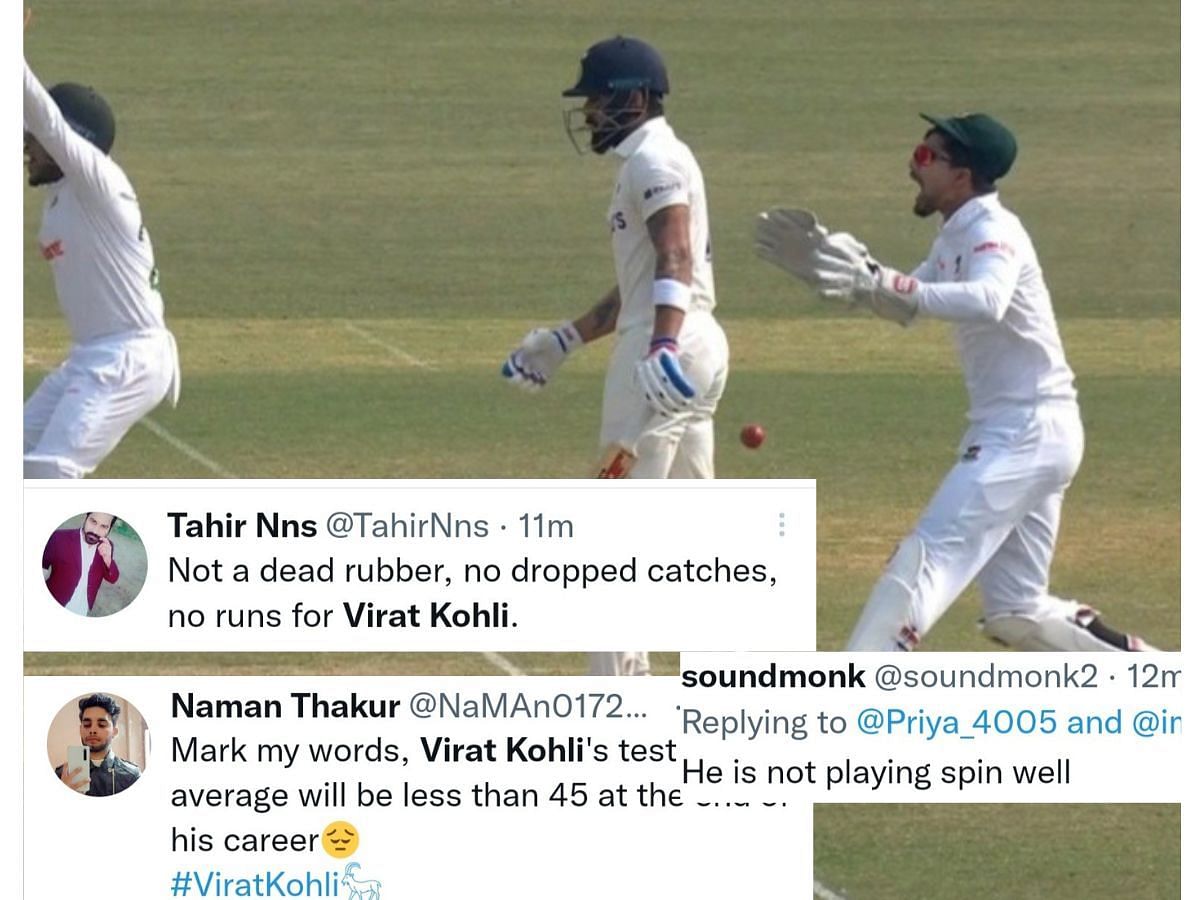 No Dropped Catches No Runs For Virat Kohli Twitter Reacts To Kohli