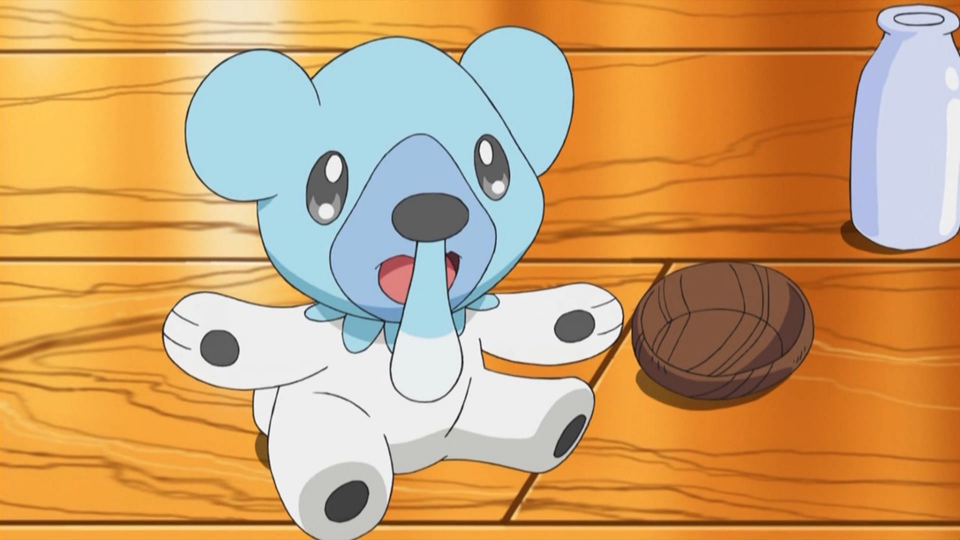 Cubchoo as it appears in the anime (Image via The Pokemon Company)