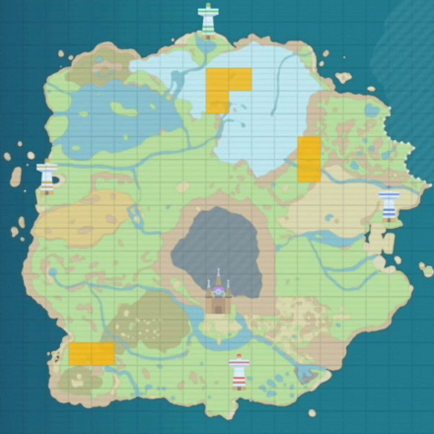 All Hattrem locations (Image via Game Freak)