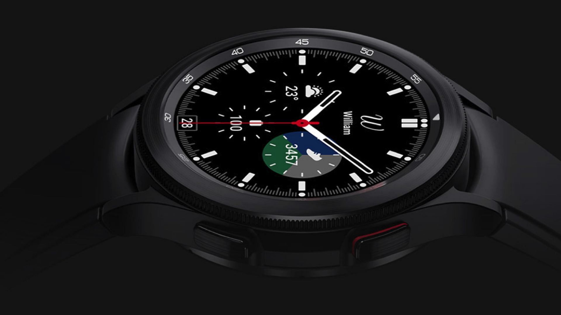 The Samsung Galaxy Watch 4 Classic is up for sale (Image via Samsung)