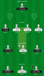 Dream11 Team for Ghana vs Tanzania - ICC Men’s T20 World Cup Sub Regional Africa Qualifier B 2022.