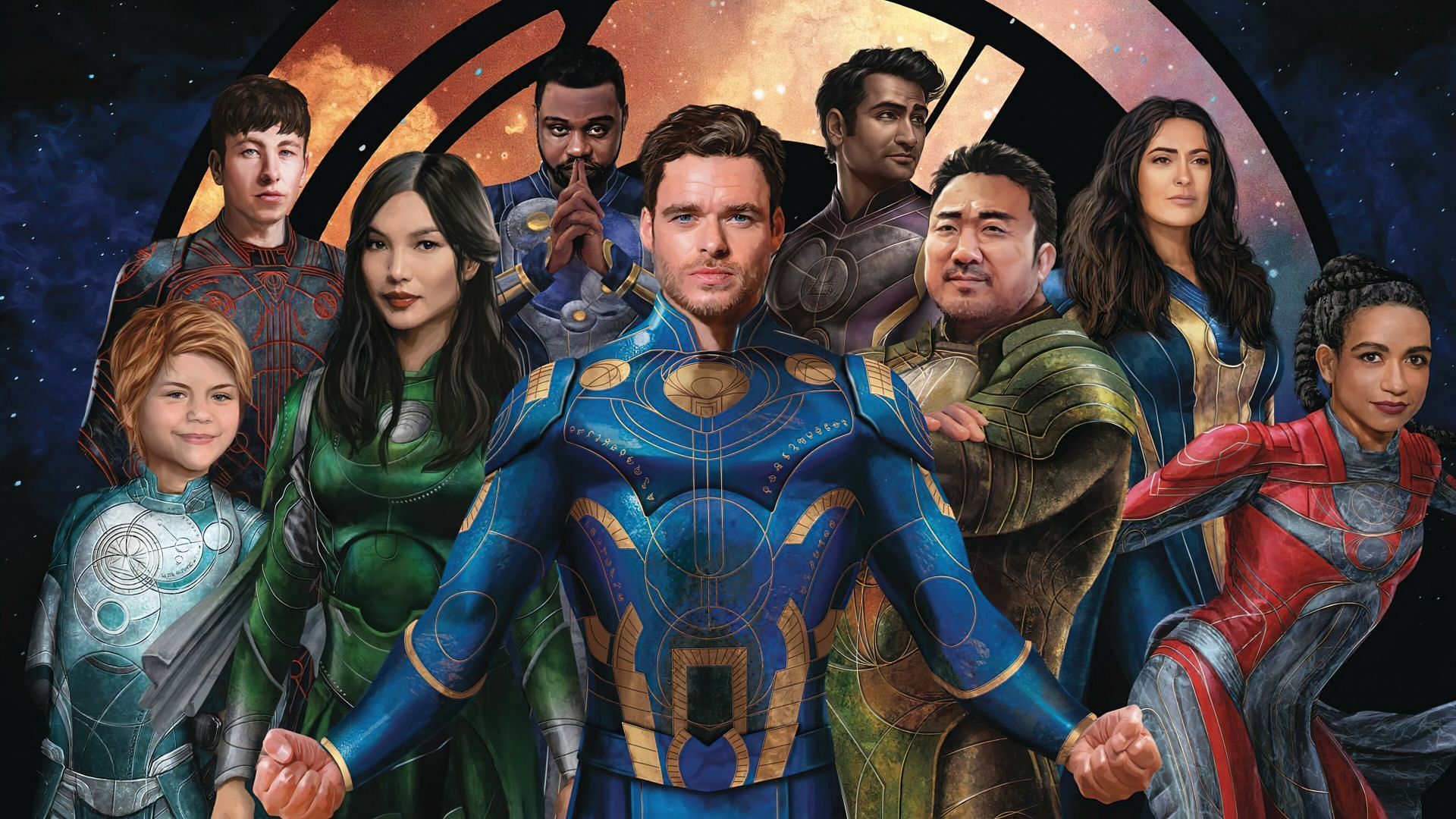 The Eternals in Eternals Promo Art (image via Marvel Studios)