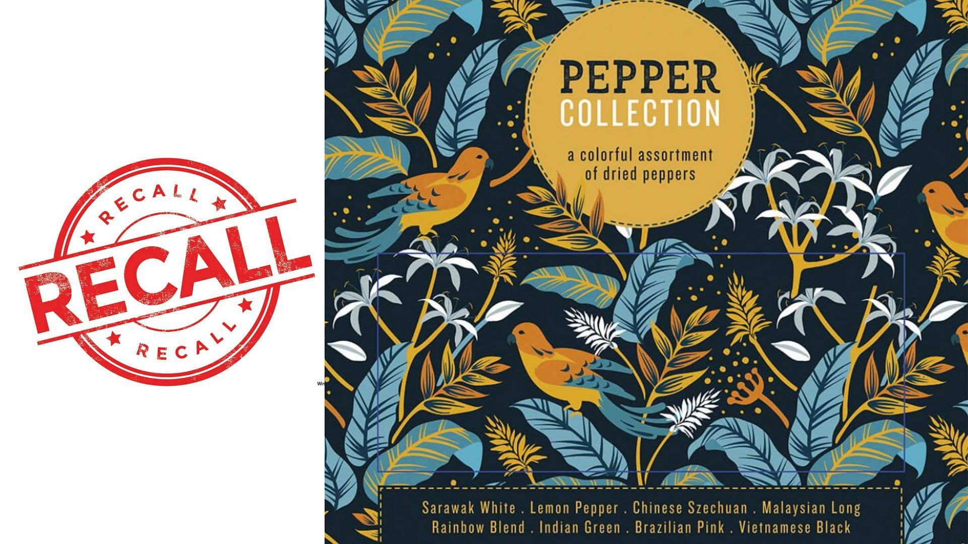 Peppercorn gift set recalled over mold concerns